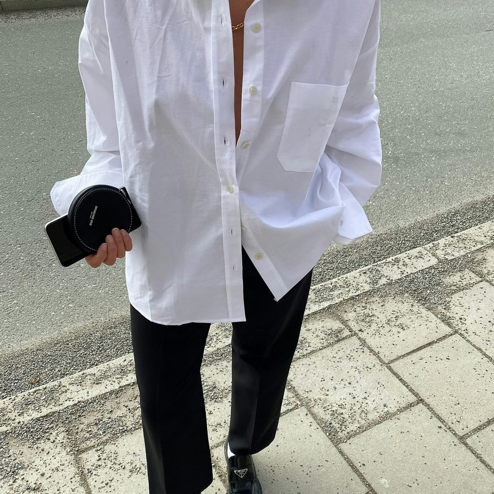 Djerf Avenue Breezy Shirt White